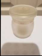 frosted jar candle holder rose  $12.80