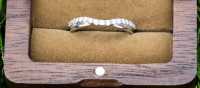 Glacier fire engagement ring/ bridal set - Photo 2 of 6