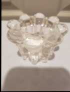 Glass candle holder $1.75