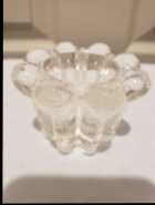 Glass candle holder $1.90