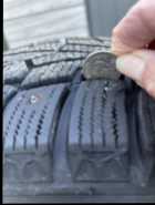 GREAT CONDITION 17&rdquo; studded snow tires - Photo 1 of 3