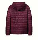 Hooded burgundy puffer jacket - Photo 1 of 2