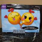 Hug And Kiss Emoji Foil Balloon