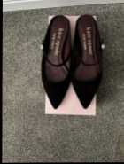 Kate Spade Black Suede Shoes (Mules) 