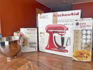 Kitchen  aid mixer and pasta attachments