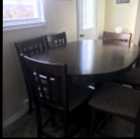 Kitchen dining table and 6 chairs