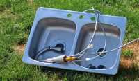 Kitchen Sink and Faucet $125