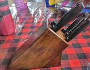KNIFE BLOCK WITH 6 KNIVES  - Photo 5 of 6