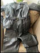 Ladies Leather Motorcycle Suit