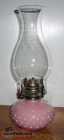 Lamp Oil Kerosene Base Pink Hobnail 