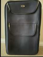 Large suitcase, navy blue, only used once, excellent ...