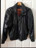 Leather Bomber Jacket