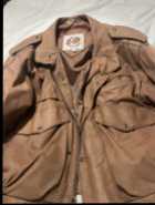 Leather coat