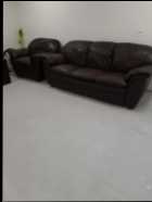 Leather couch and chair - Photo 1 of 2
