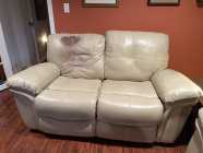 Leather Reclining Couch / Love Seat / Rocker Recli - Photo 2 of 6