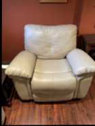 Leather Reclining Couch / Love Seat / Rocker Recli - Photo 4 of 6