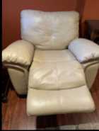 Leather Reclining Couch / Love Seat / Rocker Recli - Photo 5 of 6