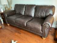 Leather sofa @ chair for sale