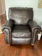 Leather sofa @ chair for sale - Photo 1 of 2