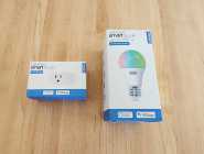 Lenovo smart plug and smart bulb set