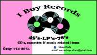 Looking to buy Records-45's-78's- LP's