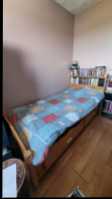 Mates bed with Bookcase KELLIGREWS PIC UP ONLY 