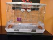 Vision bird cage. Excellent condition. Includes feeding ...
