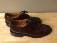 Men’s Brown Leather Dress Shoes Size 8