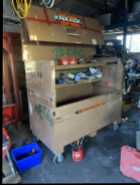 METAL JOB-BOX ON WHEELS