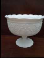 Milk glass dishes