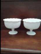 Milk glass dishes - Photo 1 of 2