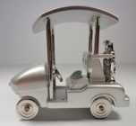 Miniature Die Cast Golf Cart Desk Clock - Photo 5 of 7