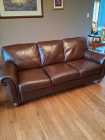 Natuzzi Italian leather couch - Photo 1 of 5