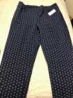 Navy print capris (NEW)