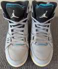 Nike Air Jordan SC- 1 Wolf Grey / White Sneakers - Photo 3 of 5