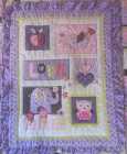 Nursery bedding 9 pcs Window topper Quilt +more - Photo 1 of 7