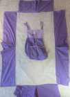 Nursery bedding 9 pcs Window topper Quilt +more - Photo 6 of 7