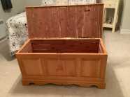 Oak cedar lined chest - Photo 1 of 3