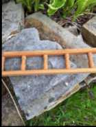 Oak galley rail