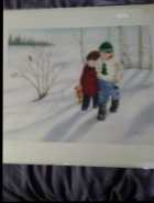 OBO::: Dawn Baker LTD EDITION PRINT WINTRY WALKS