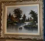 Oil on Canvas Landscape - István Porubszky