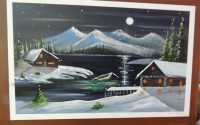 this an oil painting by nlartistkevinbrakeparadise.ca