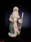 Old-time Ceramic Santa tole painted in excellent condition. ...