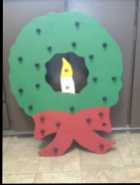 OUTDOOR CHRISTMAS WOODEN DECOR $10