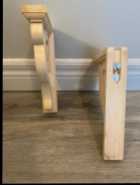 For Sale: Pair of Wooden Shelf Brackets/Corbels  - Photo 1 of 2