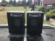 Pair of Yamaha outdoor concert speakers