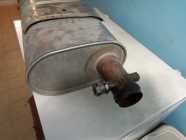 Hardly used chev p/u muffler. Replaced this muffler ...