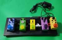 Pedal board & 6 Guitar pedals available - Like new