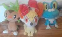 Pokemon X & Y Starter Trio Plsuh Toys
