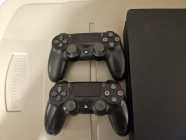 PS4 Console With Two Controllers - Photo 3 of 4